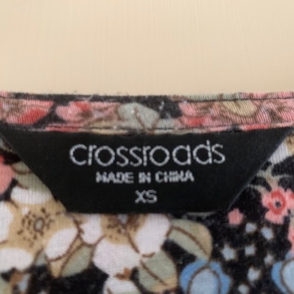 Crossroads Floral Asymmetrical Dress Size XS - Picture 5 of 7